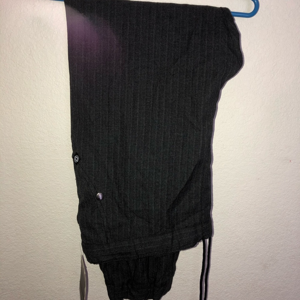 Striped formal joggers